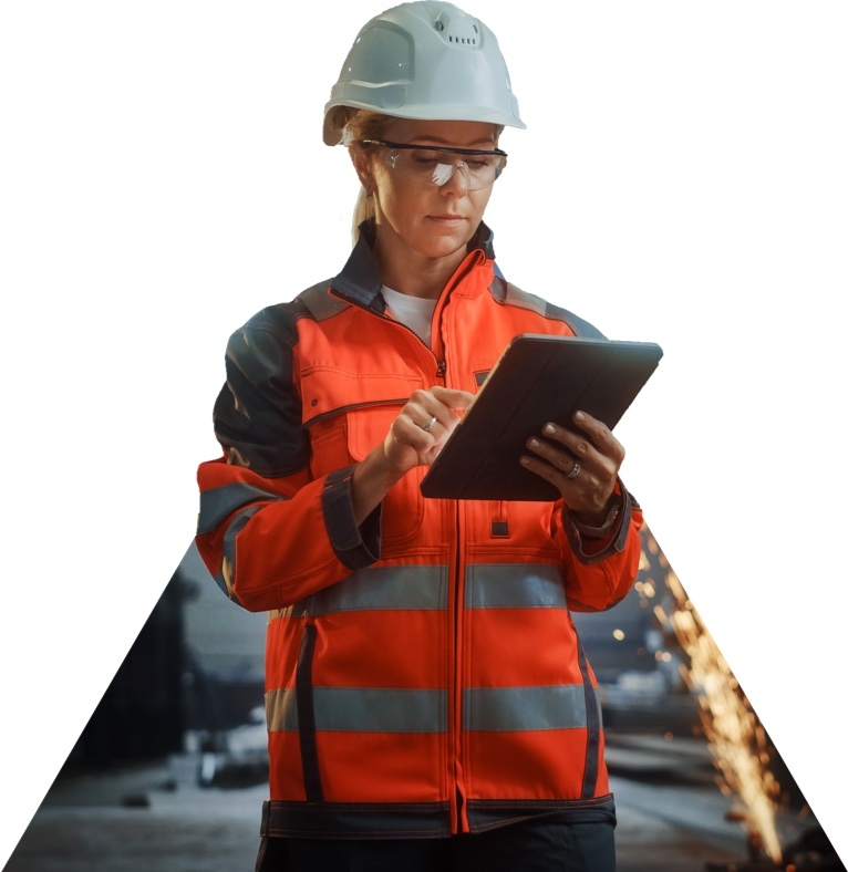 Woman using tablet Woman using tablet